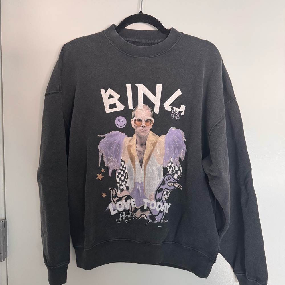 Anine Bing - limited edition sweater- washed black